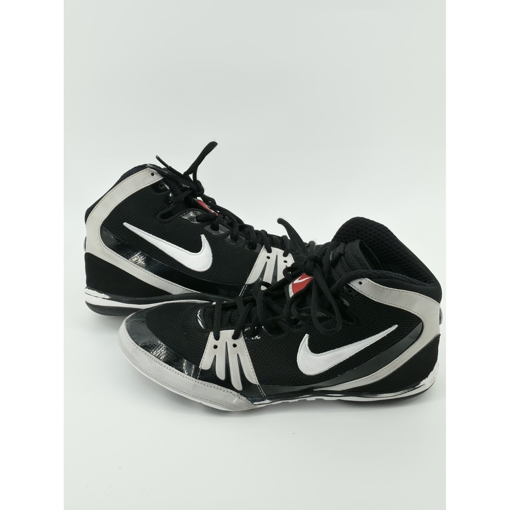 Nike Freek Wrestling Shoes Mens 11.5 Black White 316403-011 Sneaker